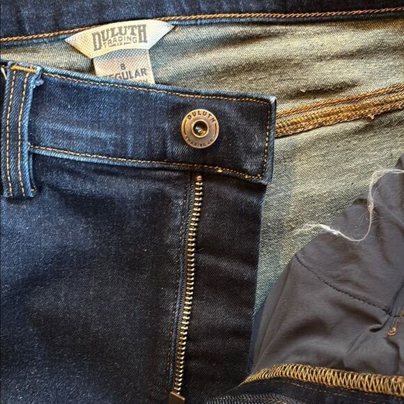 Duluth Trading Co Black Skinny Jeans Stretchy Denim - Picture 3 of 8